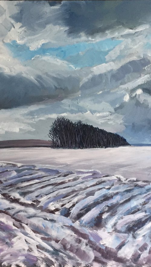'Winter Journey, Fife' by Stephen Howard Harrison