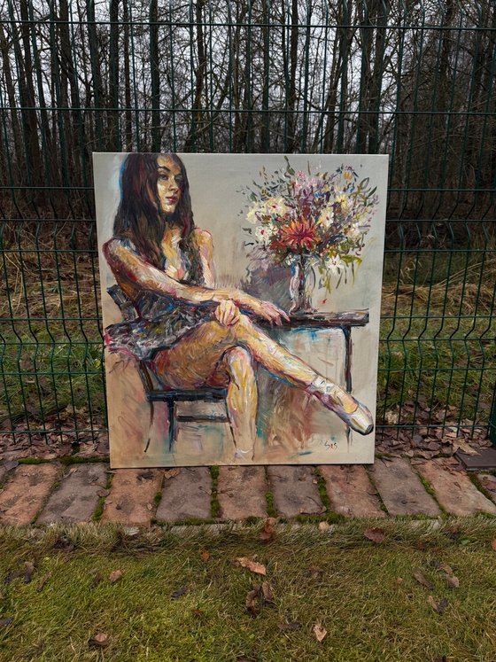 Flowers for the prima.