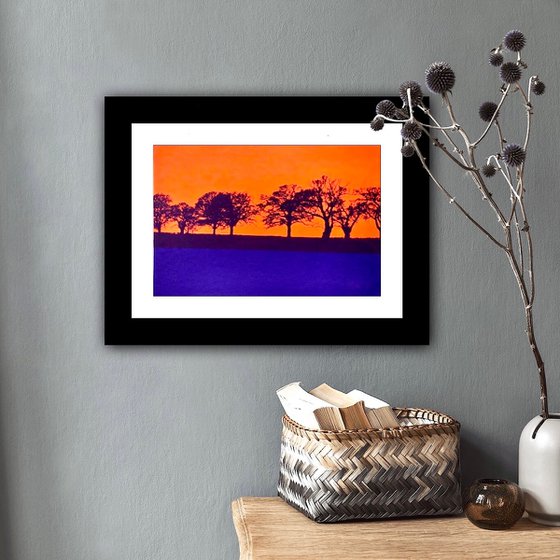 Deep Purple Silhouette - A2