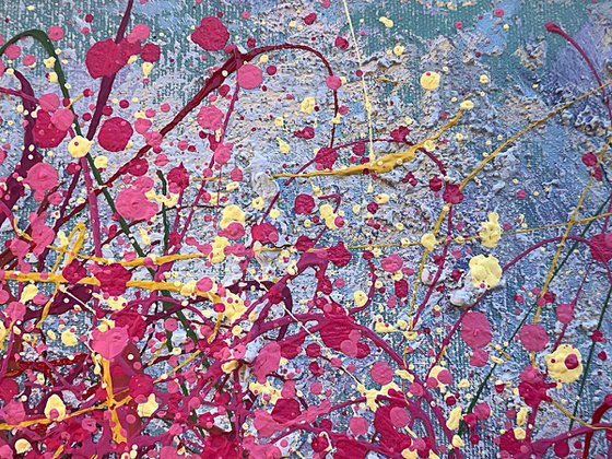 Under the Magenta Canopy - Framed