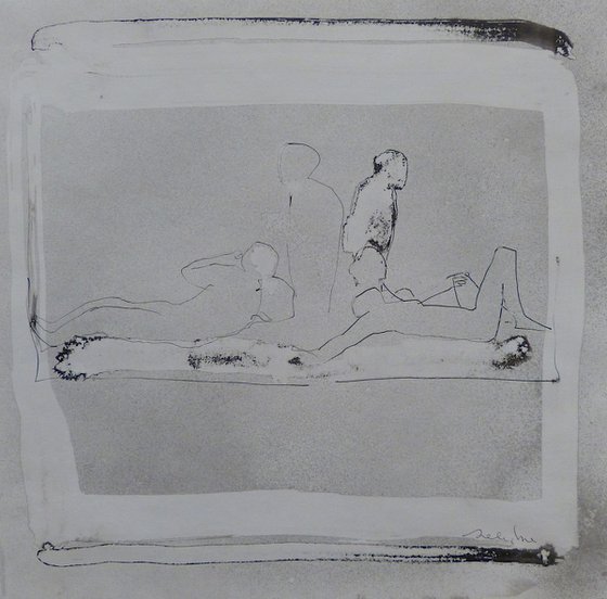 The Beach Square, 30x30 cm