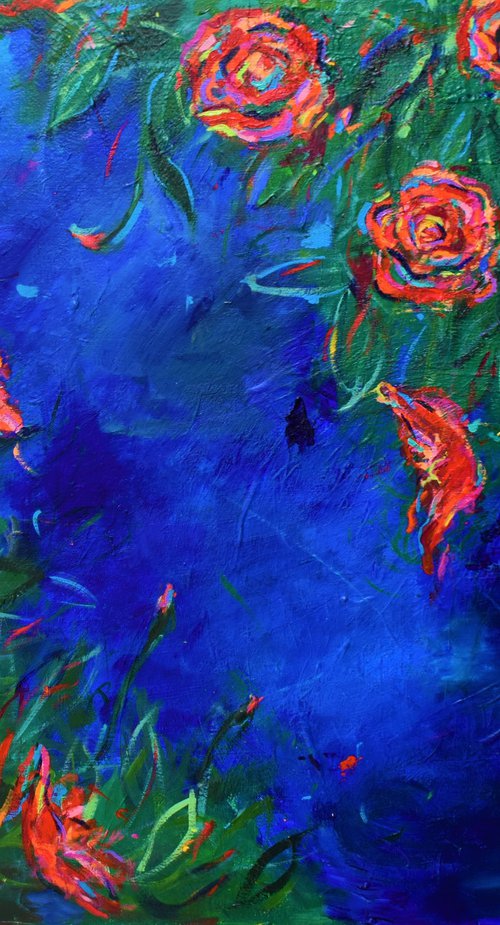 Rose Bushes by Dawn Underwood