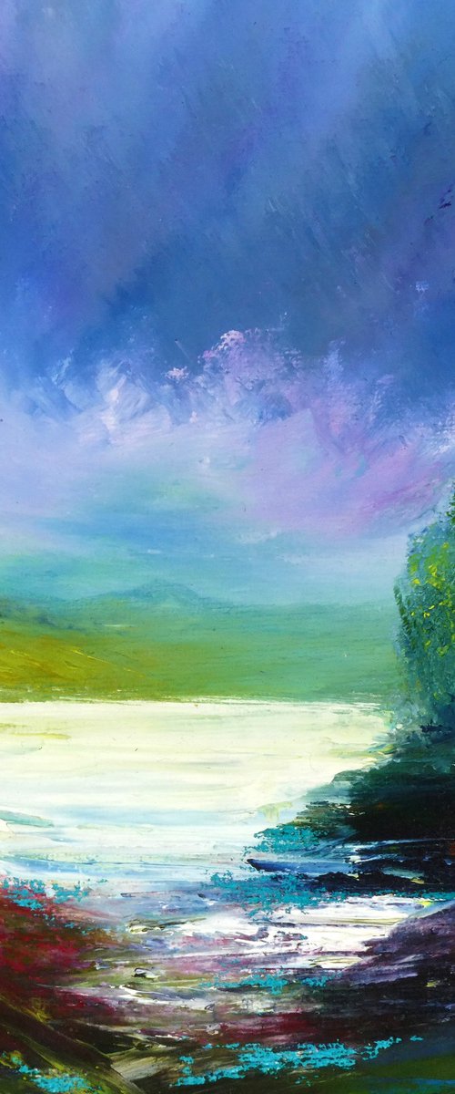 Loch Ossian, Rannoch Moor by oconnart