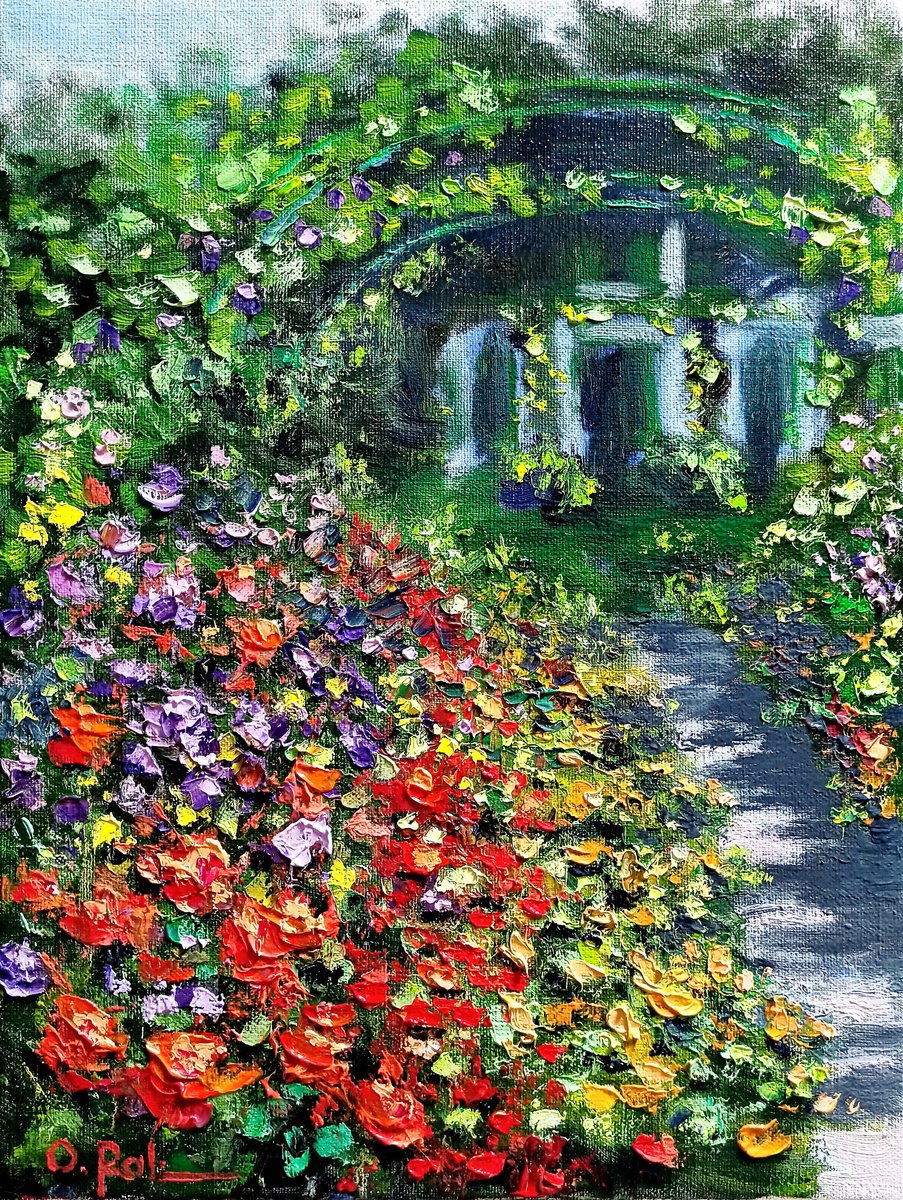 Impression. Monet’s garden 2 by Oleh Rak