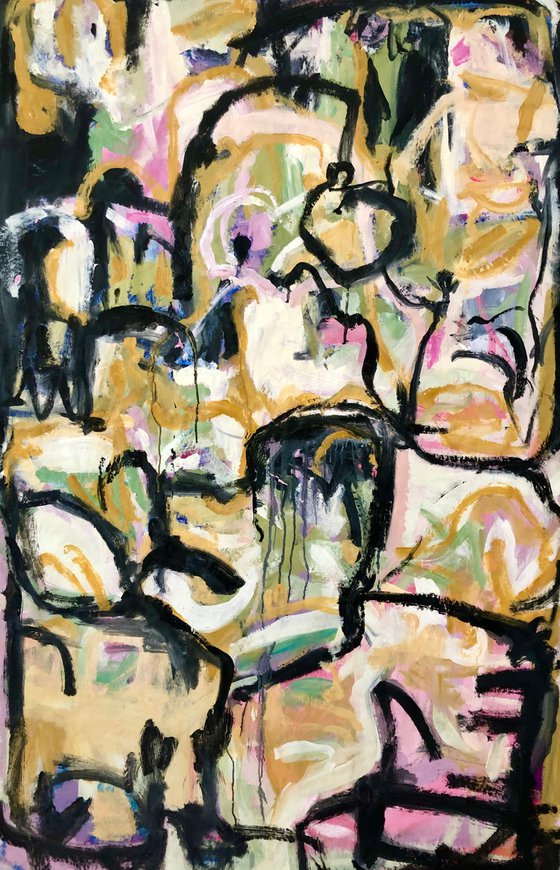 Il corsaro. Original abstract painting