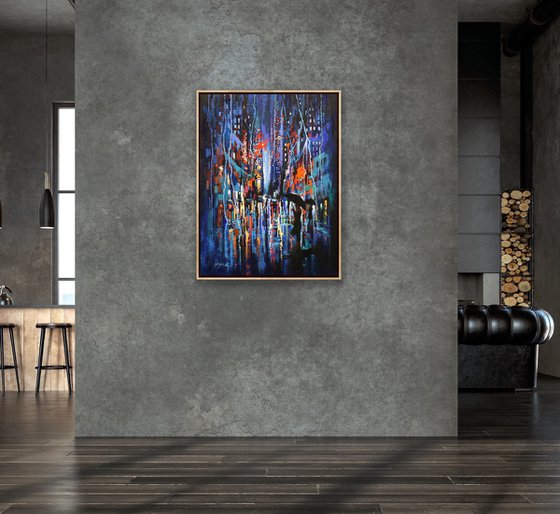 Overlooking Broadway Rain