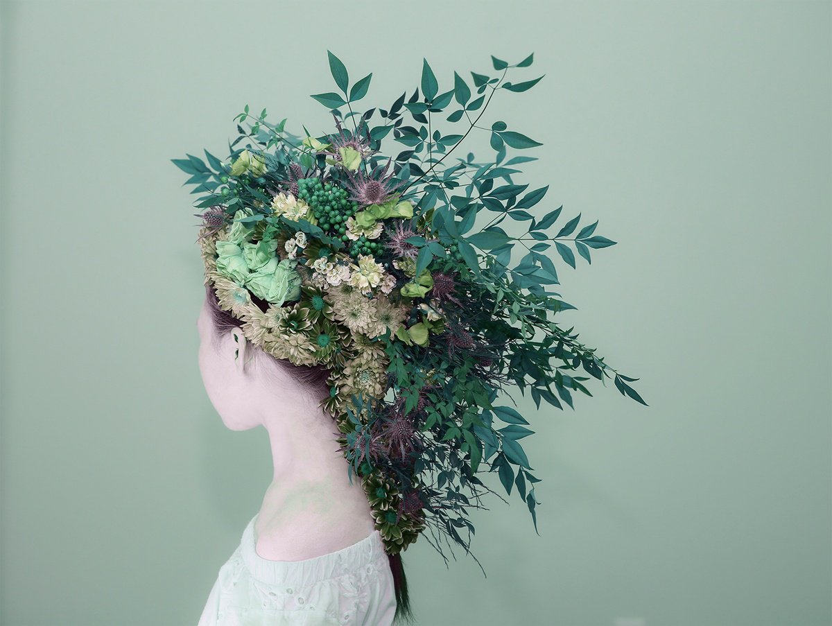 Surrealistic Portrait Photograph By Ziesook You, 27 X 20", Scent Of Austin 11222023G, Original Artwork