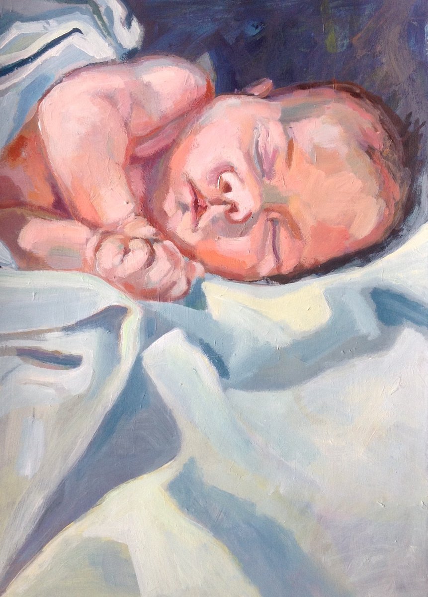 Sleeping Baby by Anyck Alvarez Kerloch