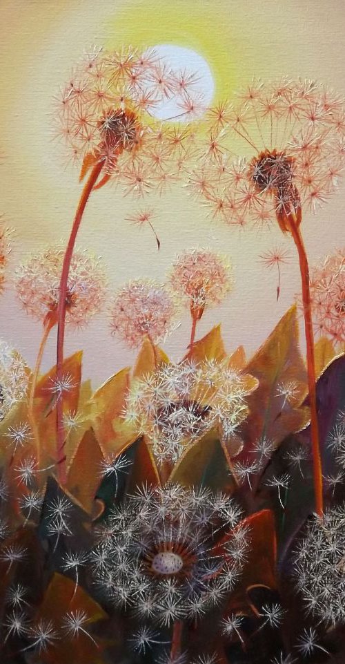 Dandelions in the Sun *Reserved for Margareth* by Oleg Riabchuk