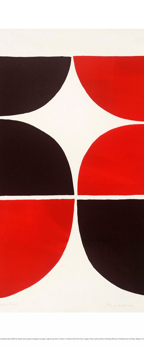Red and Black Solid (1967-8) by Terry Frost