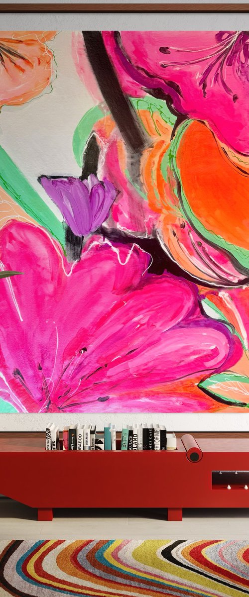 Mediterranean Flowers No. 2 by Lina Verano