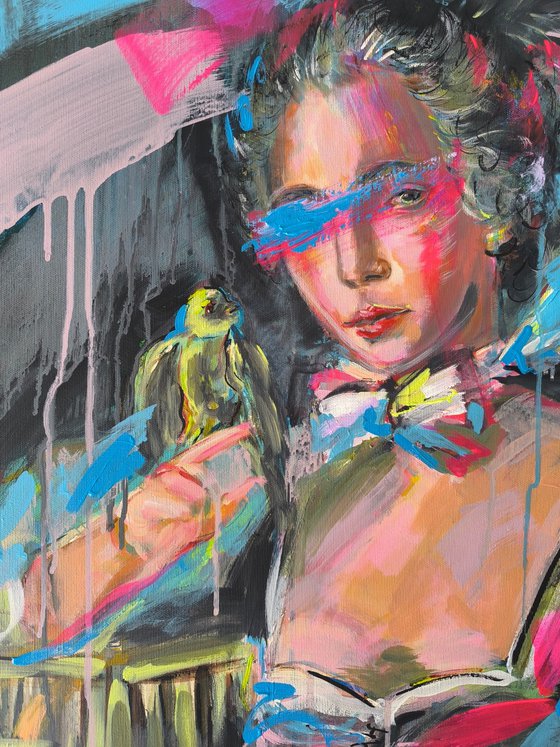 Woman with Bird