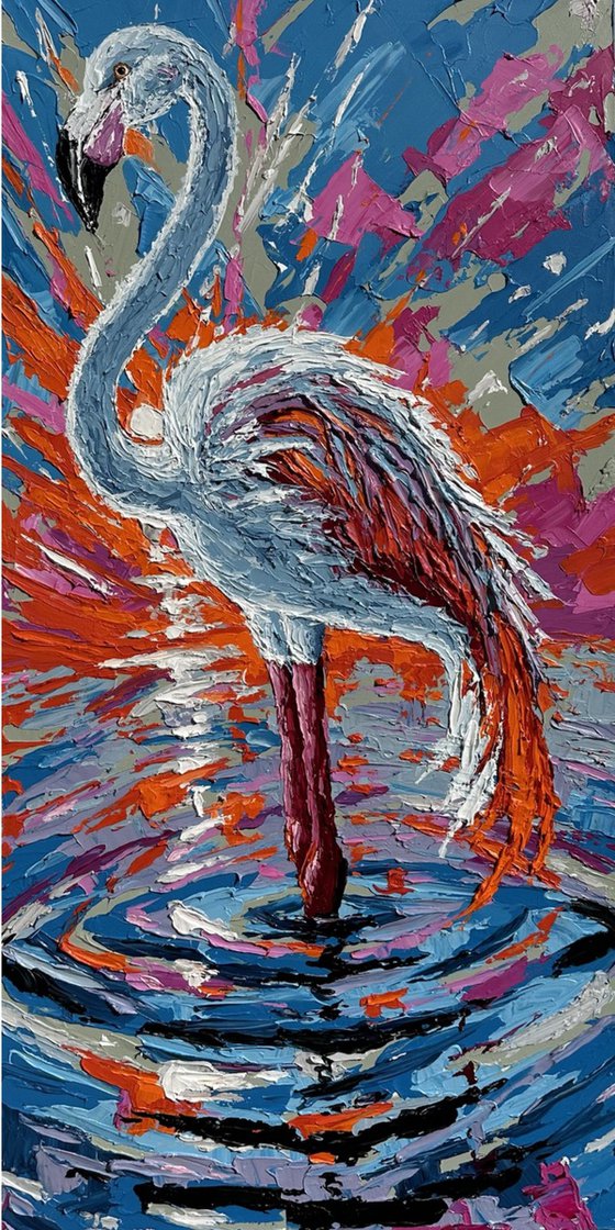 Blue Flamingo