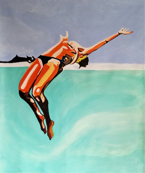 Jump / 36 x 30 inch ( Reserved for D.A. )