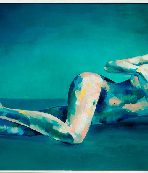 Woman in green by Karolina Masiewicz Zawisza