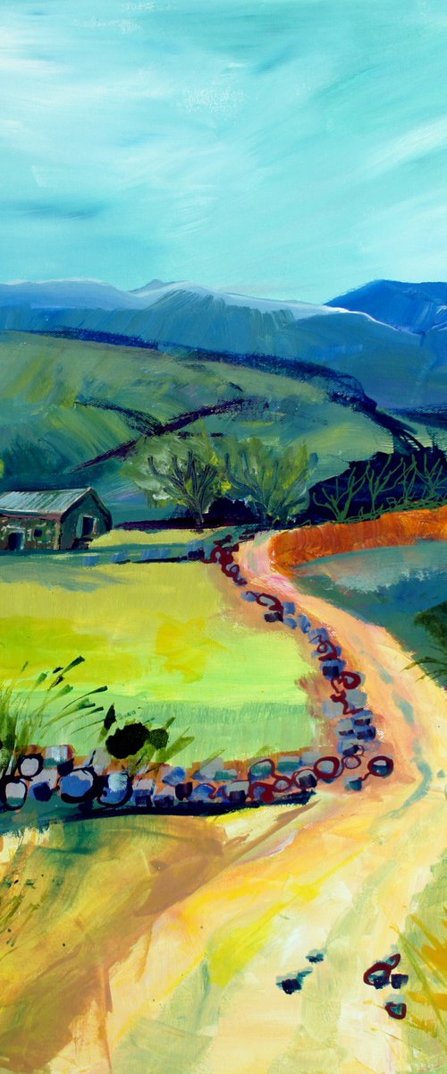 Stone Barn by Julia  Rigby
