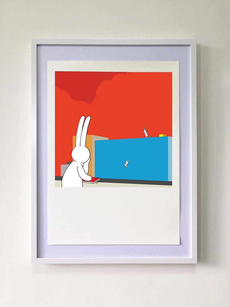 Illustrative Animal Giclee Print By Mr Clement, 23 X 35", A Witness Of The Summer, Original Artwork