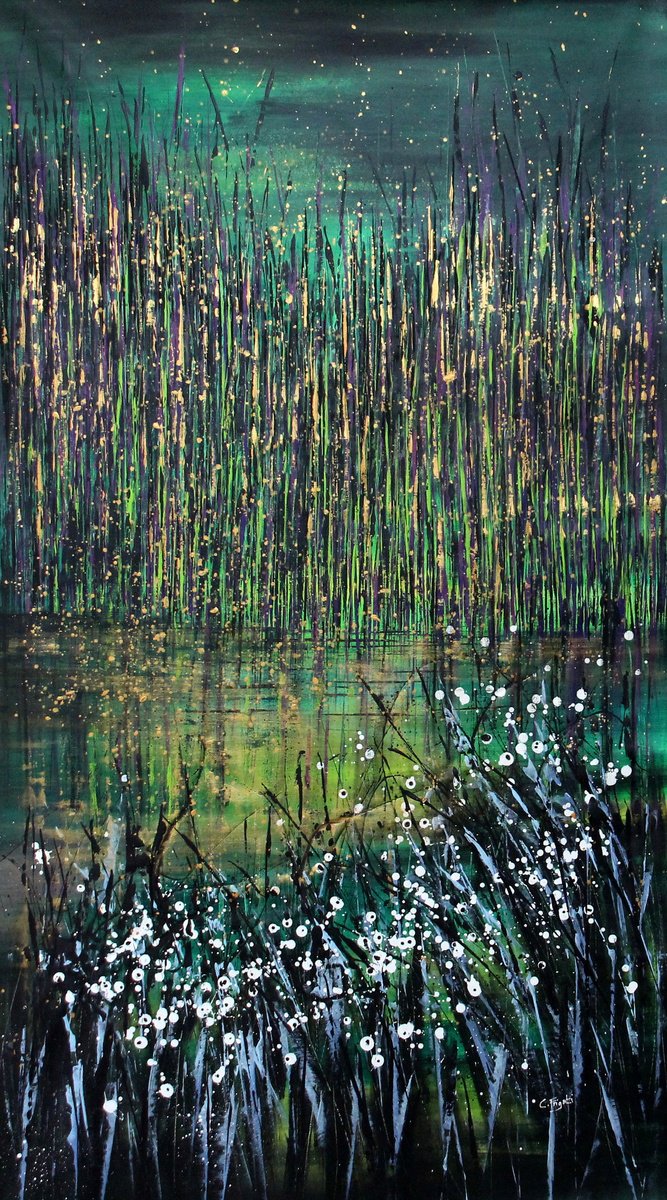 Precious Reflections #3 By Cecilia Frigati, 39 X 69, Artwork For Sale On Artfinder