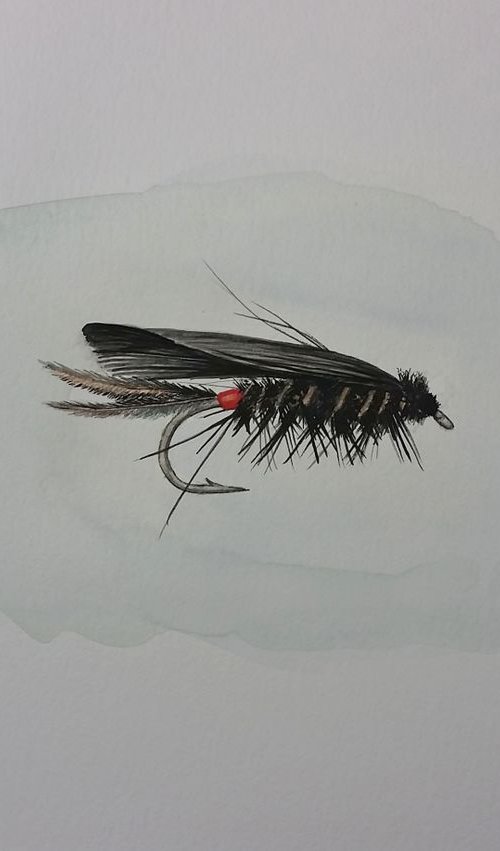 Dark Stone Fly by Katrina Case