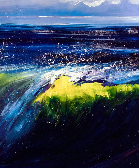 Ocean Wave Beach painting