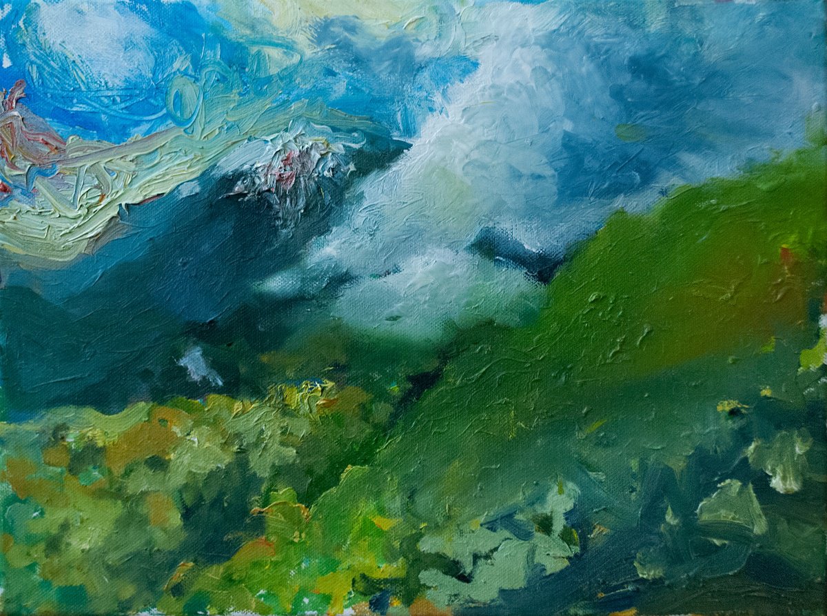 Cloudy Morning By Nikola Ivanovic, 16 X 12, Artwork For Sale On Artfinder