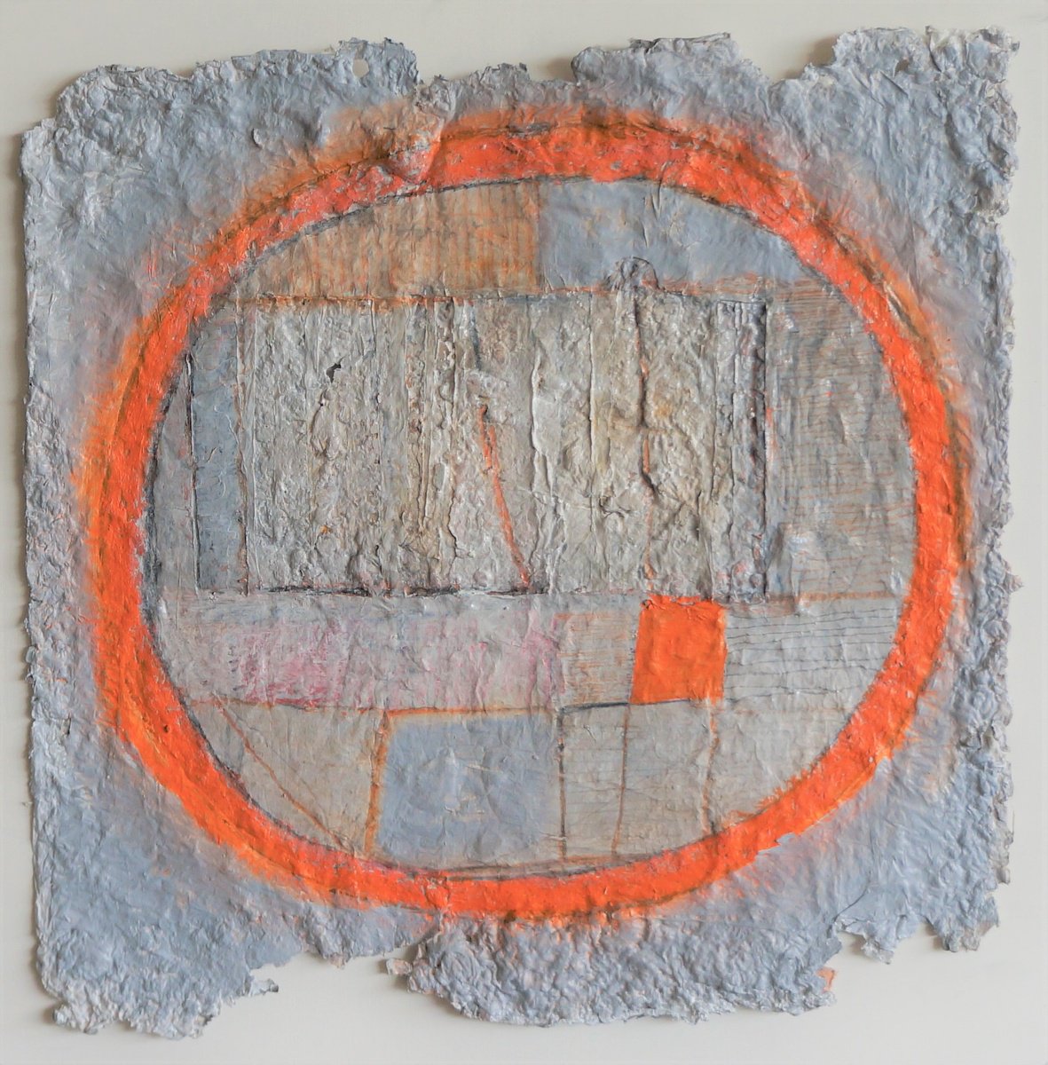 Geometric Abstract Painting By Anna Jannack, 12 X 12, Mind Shaping Ix, Original Artwork