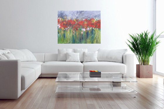 An English Country Garden 6 (Large Painting)