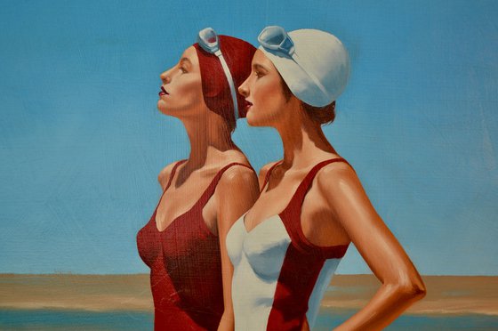 Sentinels - in burgundy