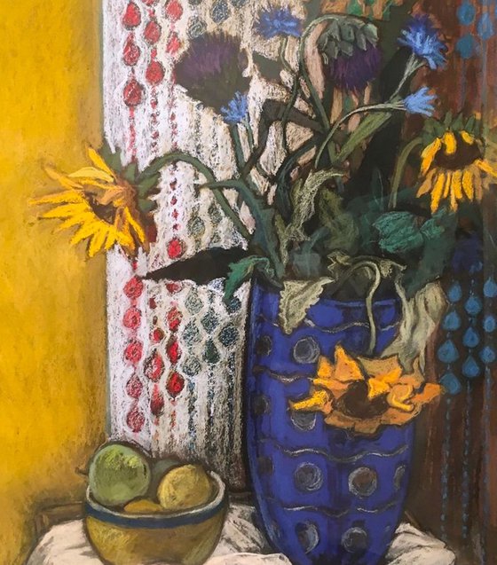 Still life with Beaded curtain