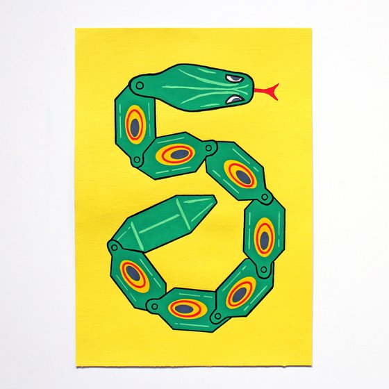 Wiggly Plastic Snake Toy