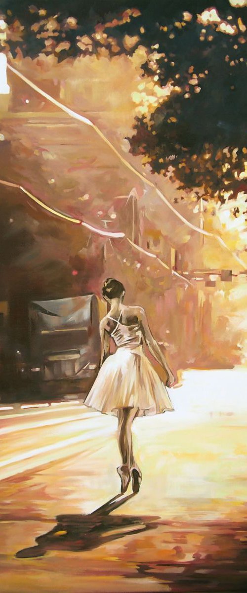 dancing lights by Janusz  Orzechowski