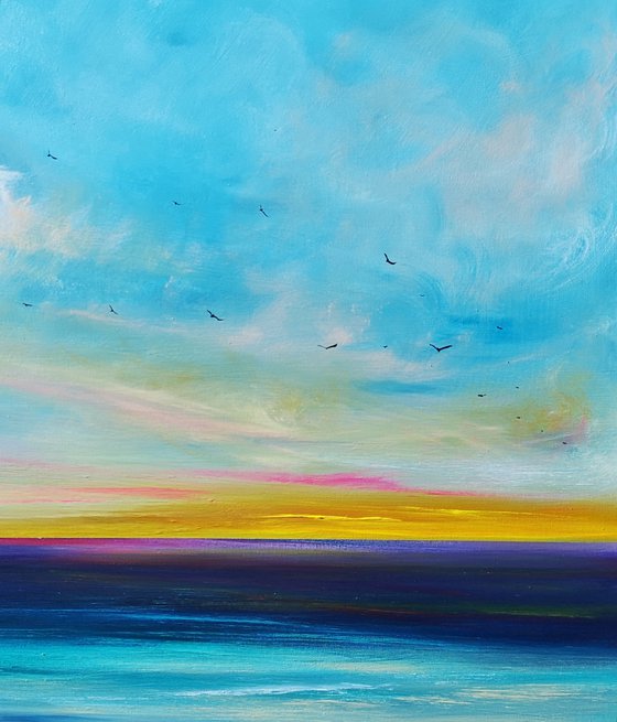 Call It Dreaming - Cornish Seascape, Art, Skyscape