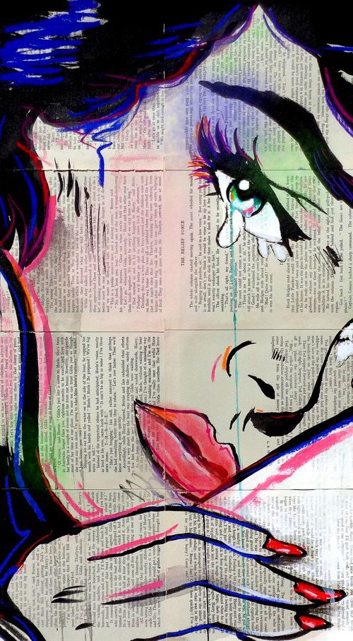 BLEEDING HEART POP by Loui Jover