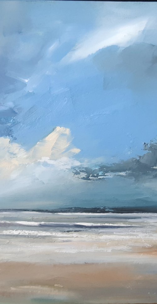 Low cloud over Treaddur Bay by Steve Keenan
