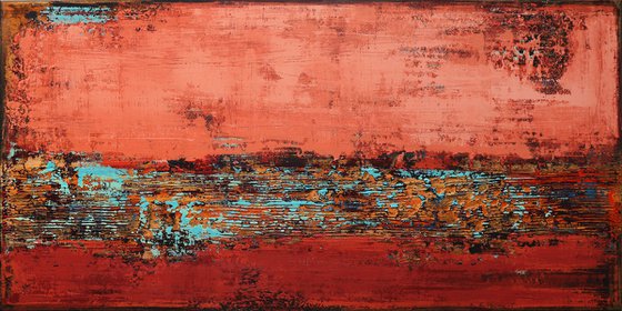 SOUTHERN SKY - 160 x 80 CM - TEXTURED ACRYLIC PAINTING ON CANVAS