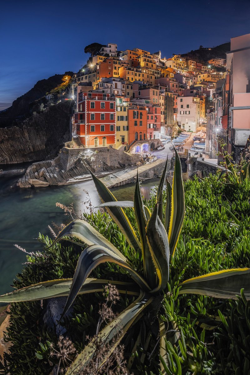 NIGHT ON RIOMAGGIORE by Giovanni Laudicina