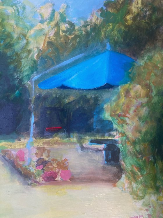 Mid summer garden sketch