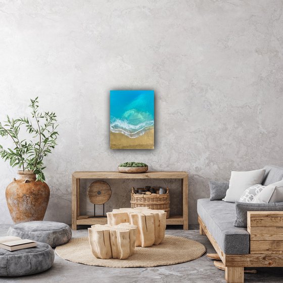 Peaceful beach - Ocean painting