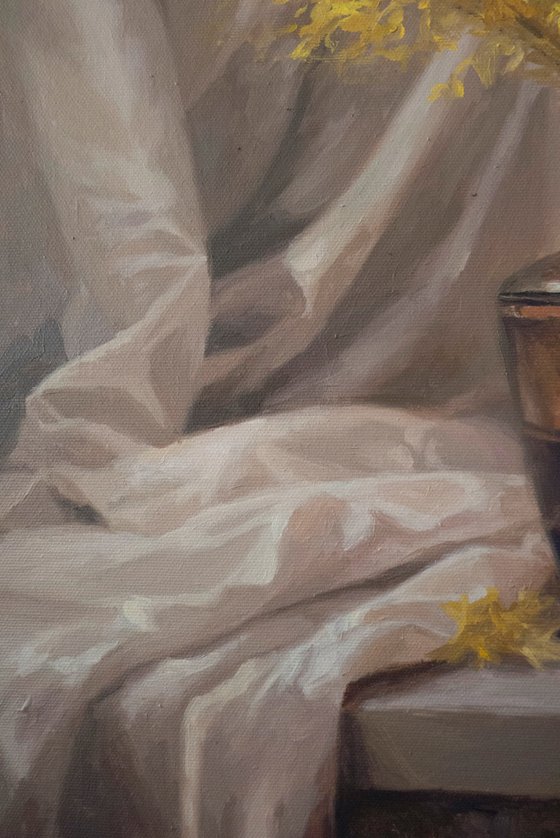 Yellow Flowers in a Vase