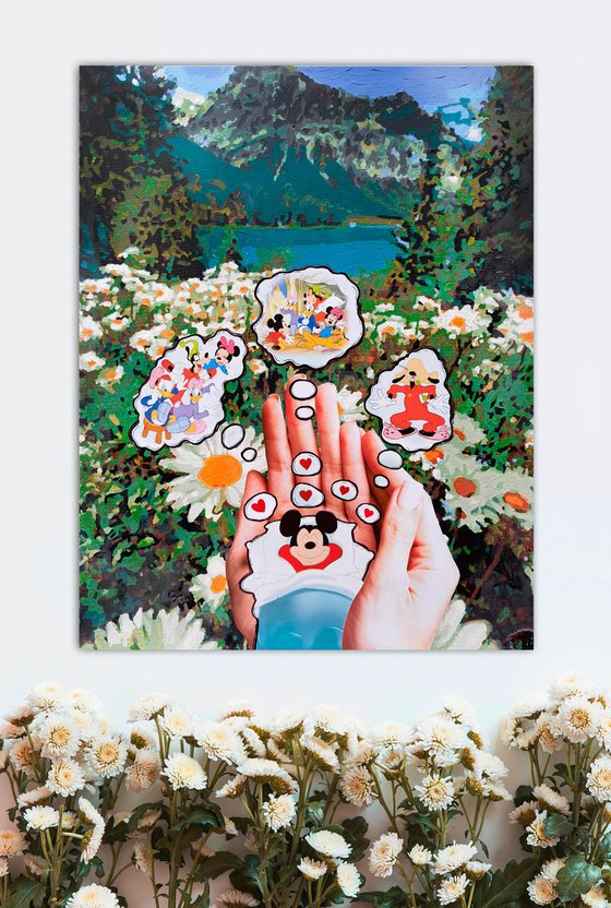 Dreams in a field of daisies