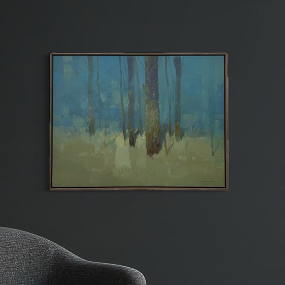 Trees in Turquoise