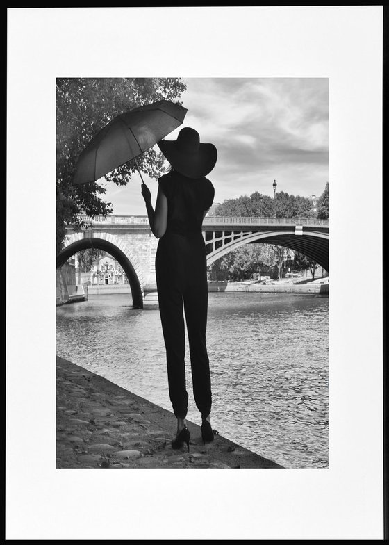 " Paris. The Seine. Contre-jour " Limited edition 1 / 15