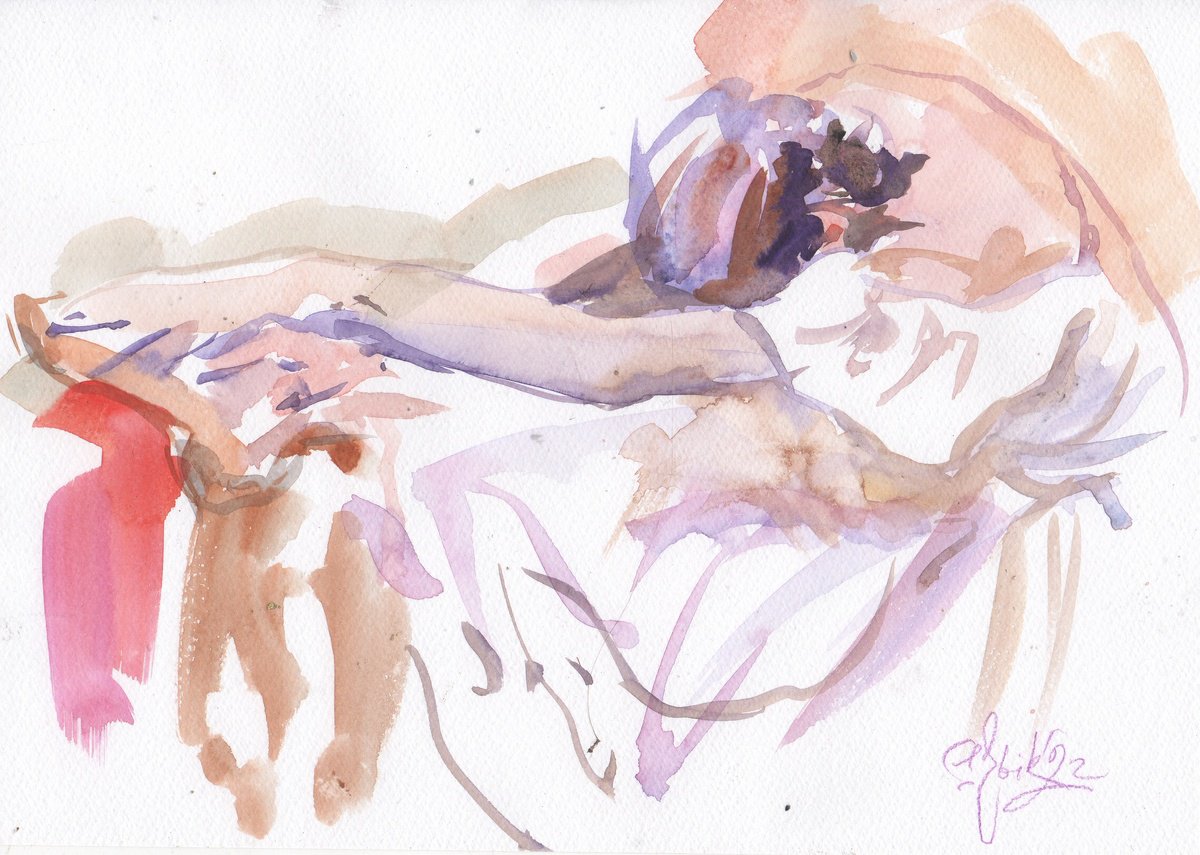 Dreaming of ballet. 04 by Irina Bibik-Chkolian