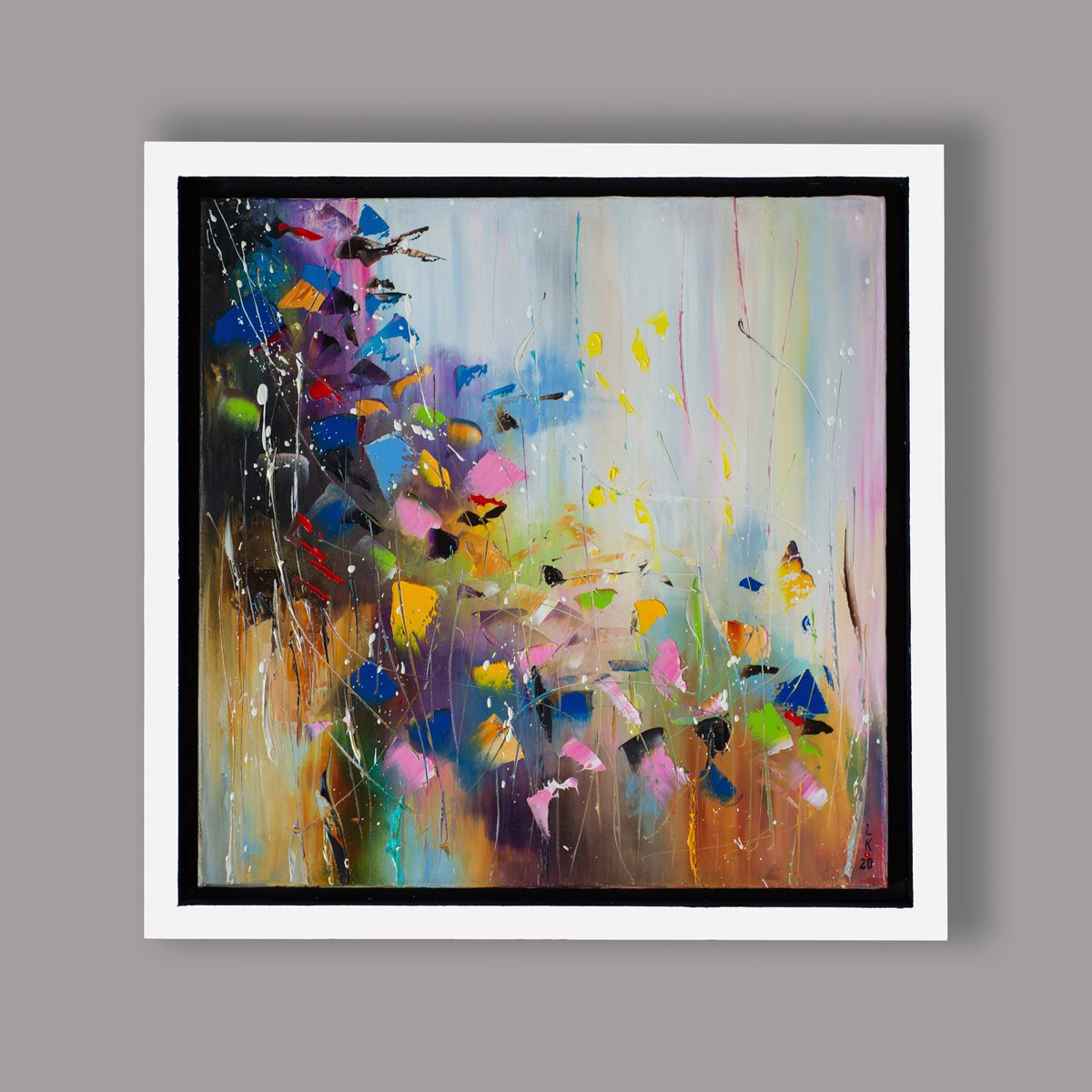 Spring Melody(Framed) By Liubov Kuptsova, 18 X 18, Artwork For Sale On Artfinder