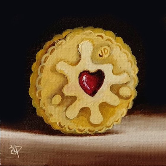 Little Jammie Dodger cookie still life