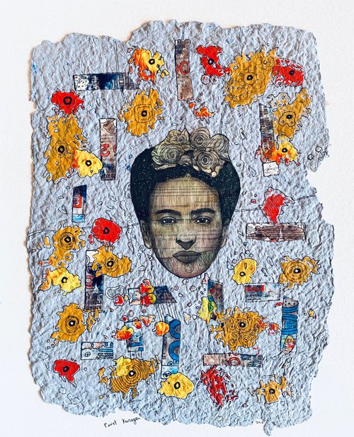 Portrait of Frida Kahlo #49 by Pavel Kuragin