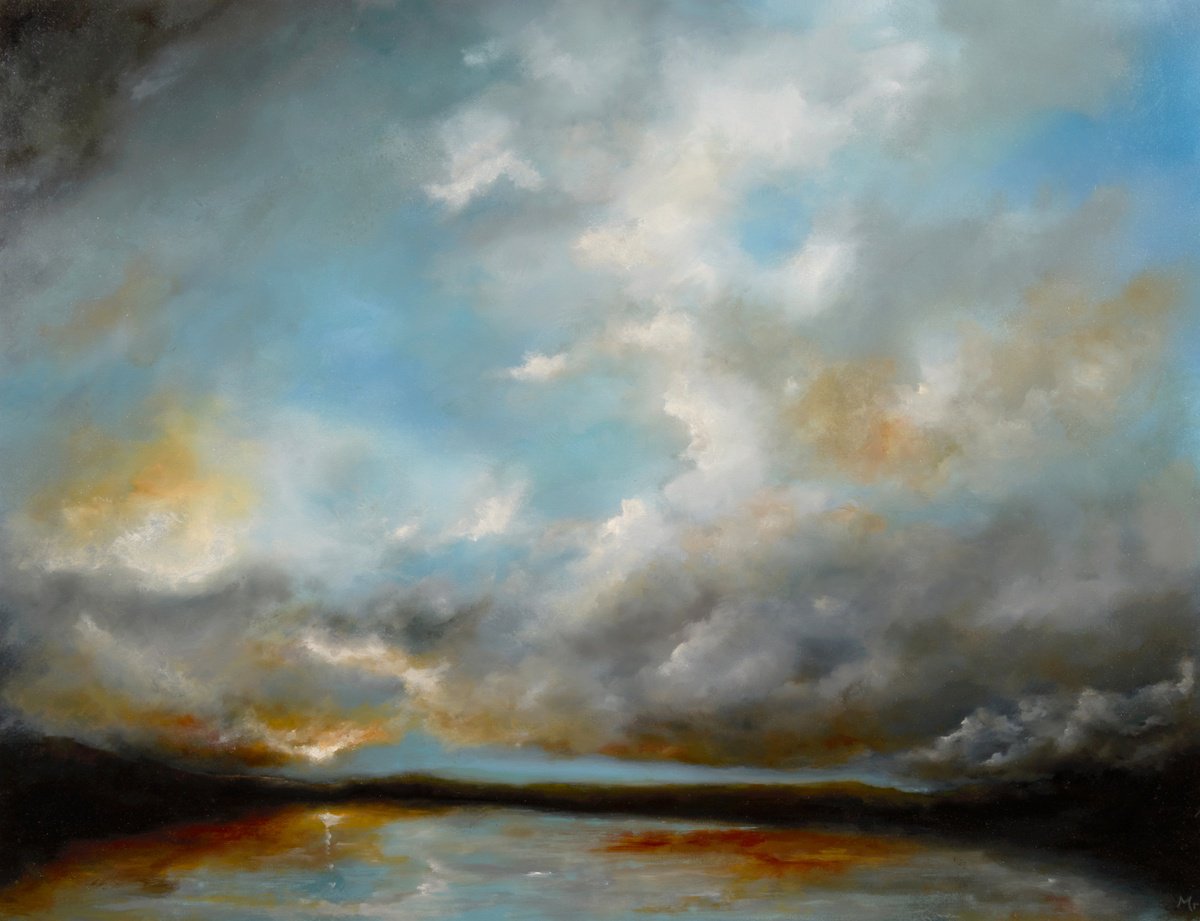 Iceland Eventide View By Rolf Marriott, 30 X 22, Artwork For Sale On Artfinder