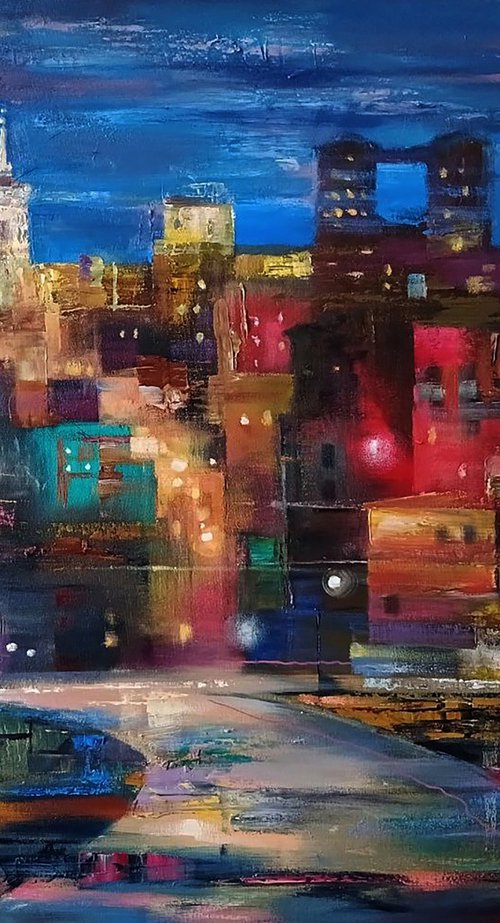 Night City by Anatolii Tarabаnov