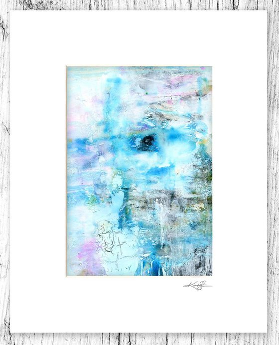 Abstract Dreams 69 - Mixed Media Abstract Painting in mat by Kathy Morton Stanion