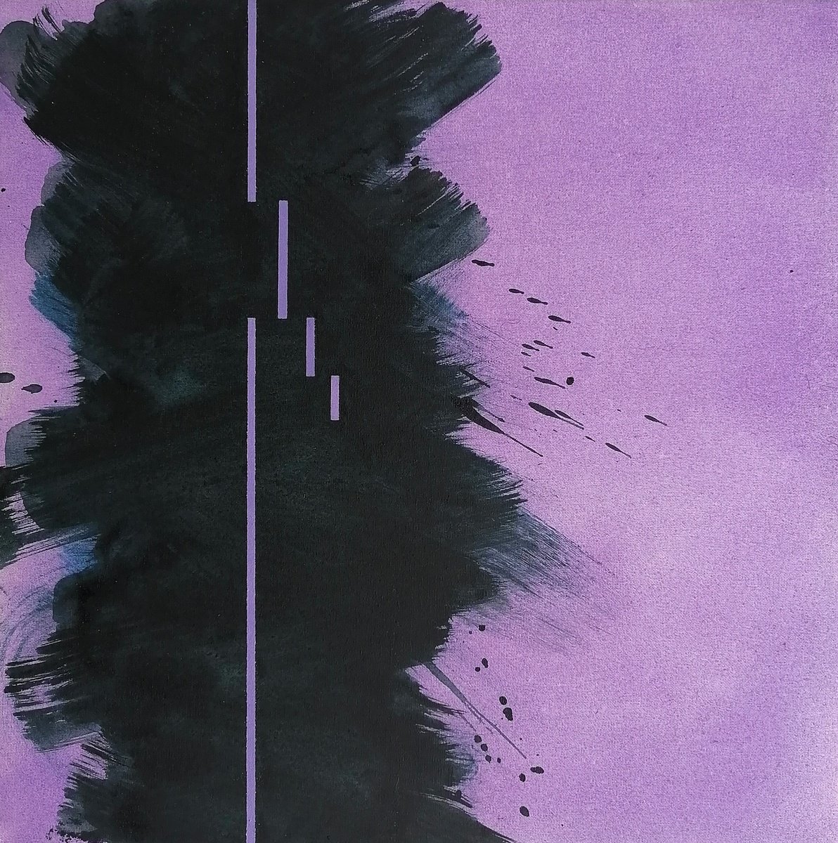 Abstract Painting By Alex Munzone, 12 X 12, Sequences 42, Original Artwork